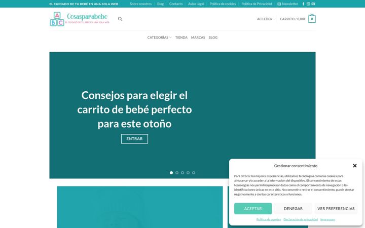 Screenshot of cosasparabebe.pro
