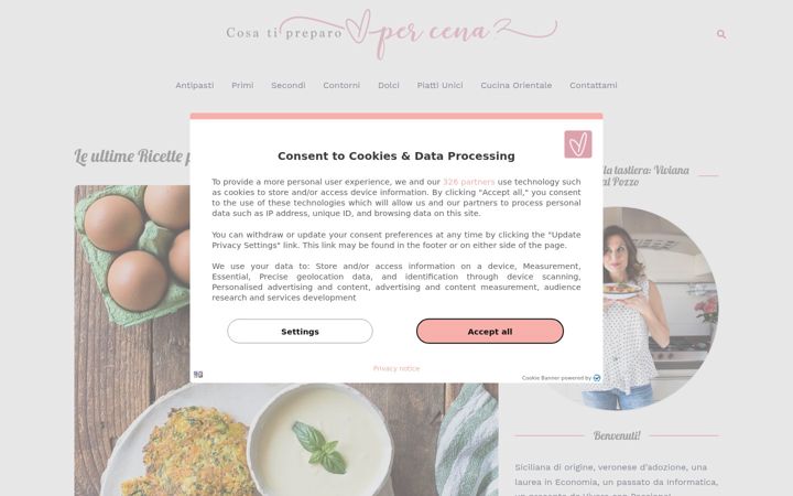 Screenshot of cosatipreparopercena.com