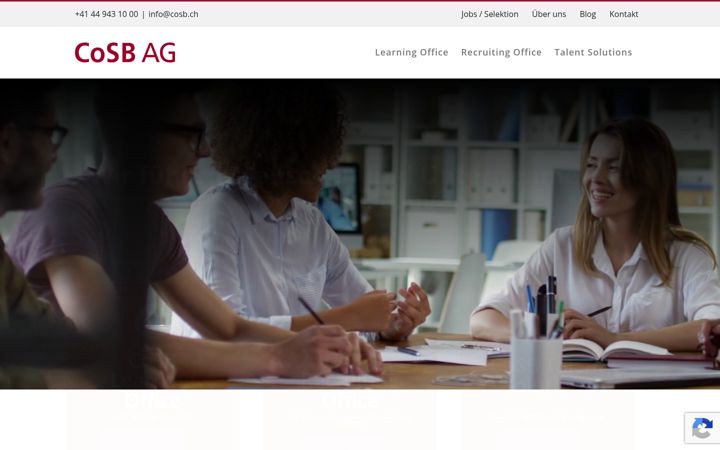 Screenshot of cosb.ch