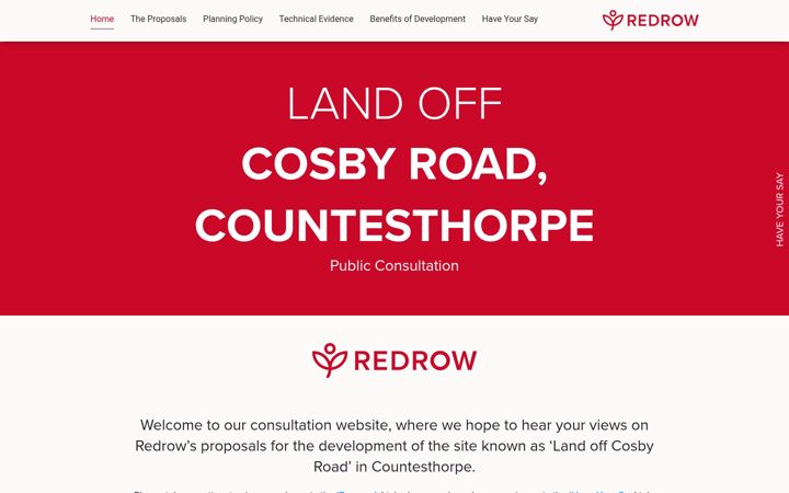 Screenshot ta' cosbyroad-countesthorpe.co.uk