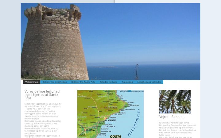 Screenshot of coscia.dk
