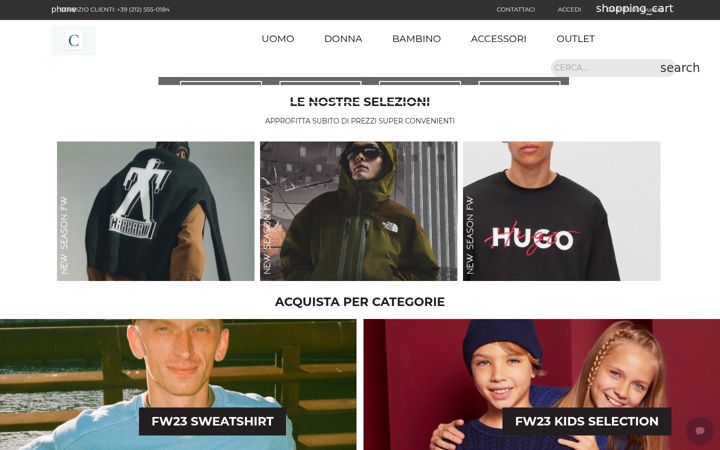 Screenshot of cosciashopping.it