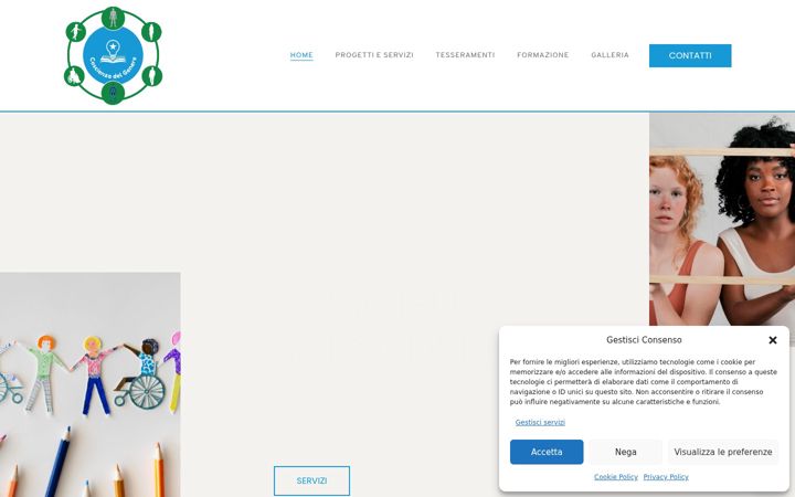 Screenshot di coscienzadelgenere.com