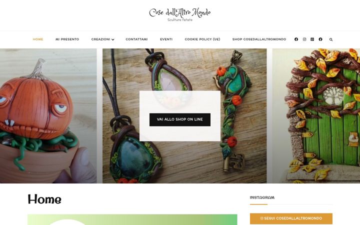 Screenshot of cosedallaltromondo.com