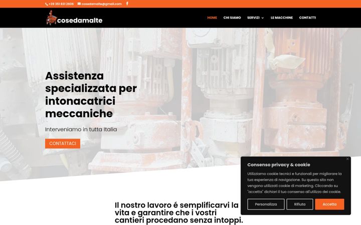 Screenshot of cosedamalte.it