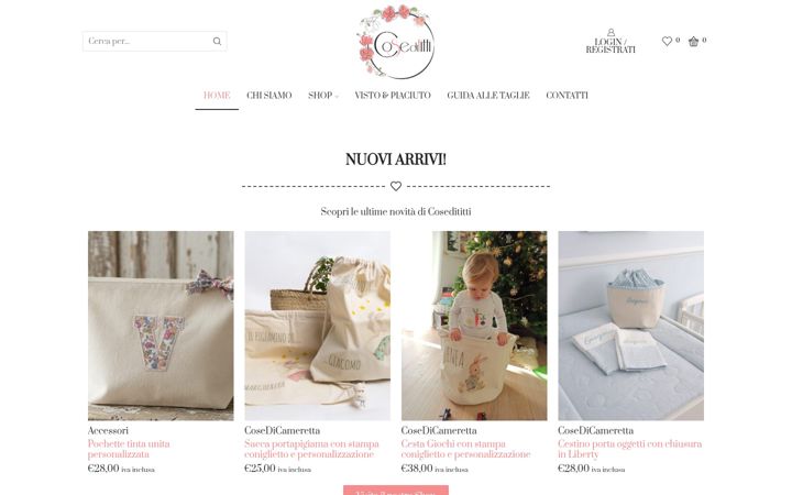 Screenshot of cosedititti.com