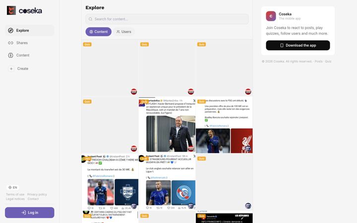Screenshot of coseka.com