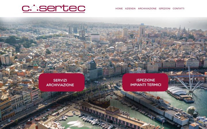 Screenshot of cosertec.it