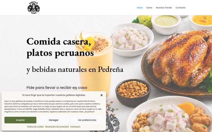 Screenshot of cosetxaxana.es