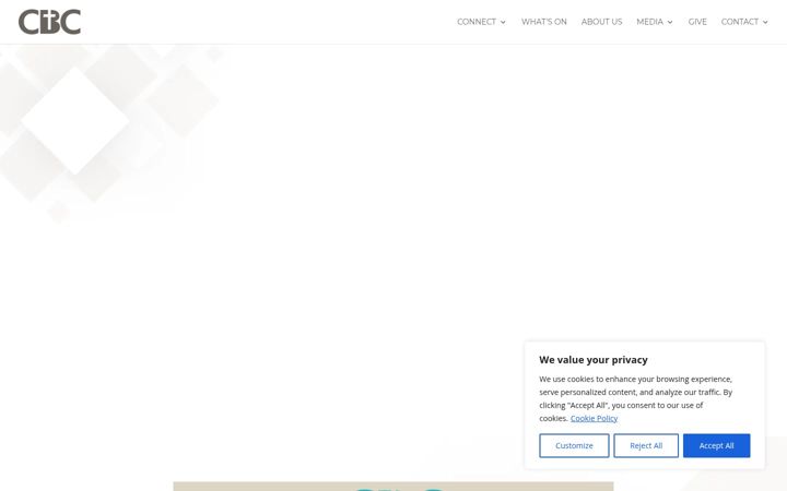 Screenshot of coshambaptist.org