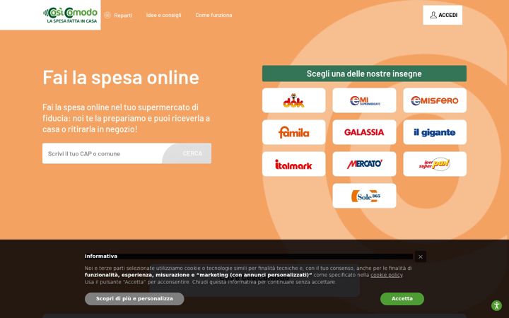 Screenshot of cosicomodo.it