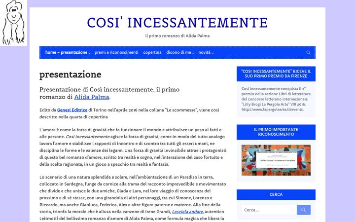 Snímek obrazovky cosiincessantemente.altervista.org