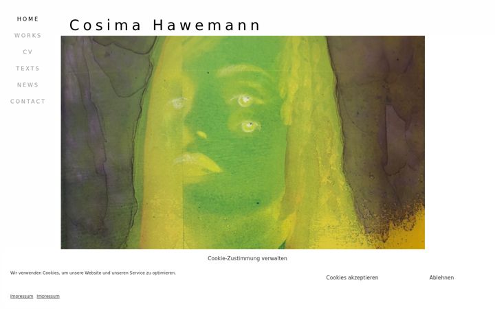 Screenshot of cosimahawemann.de