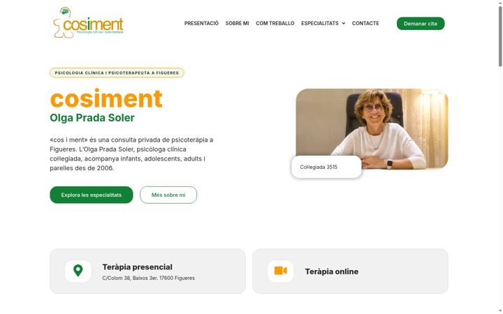 Screenshot of cosiment.net