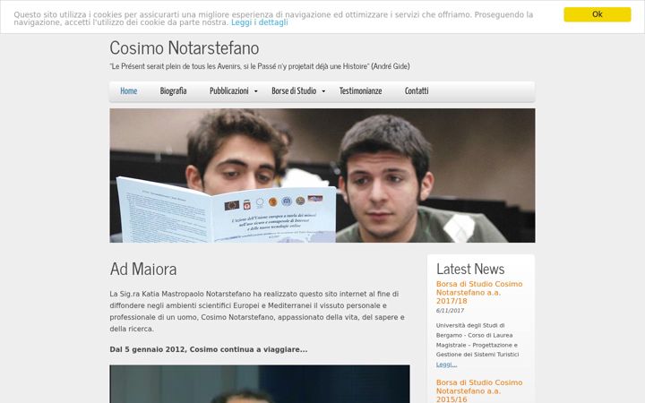 Screenshot of cosimonotarstefano.it