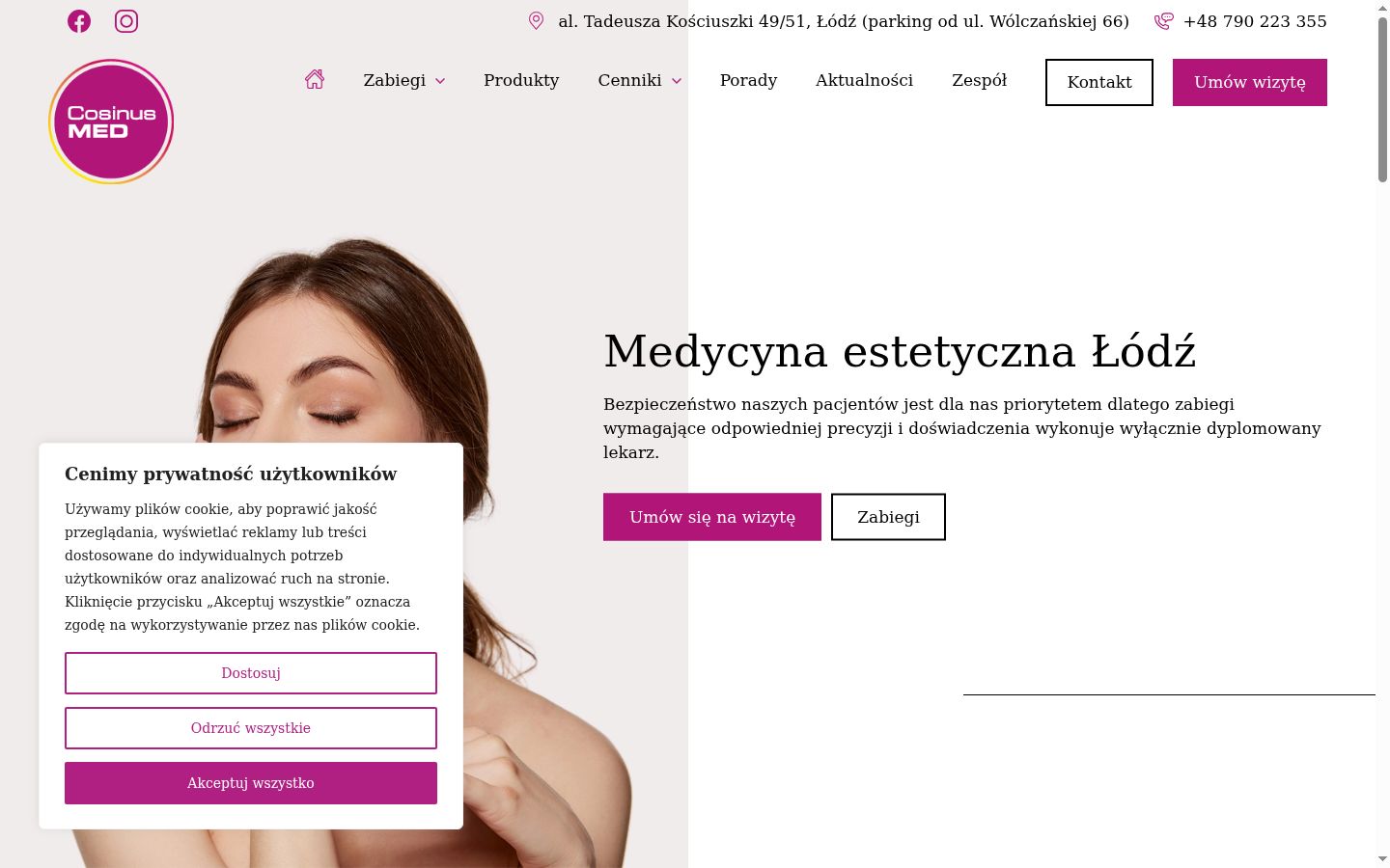 Screenshot van de toestemmingsbanner zoals getoond vóór enige interactie