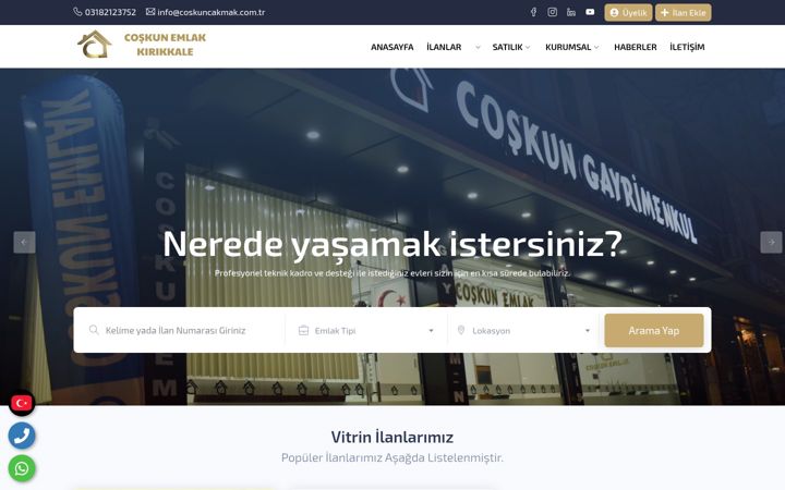 Screenshot von coskuncakmak.com.tr