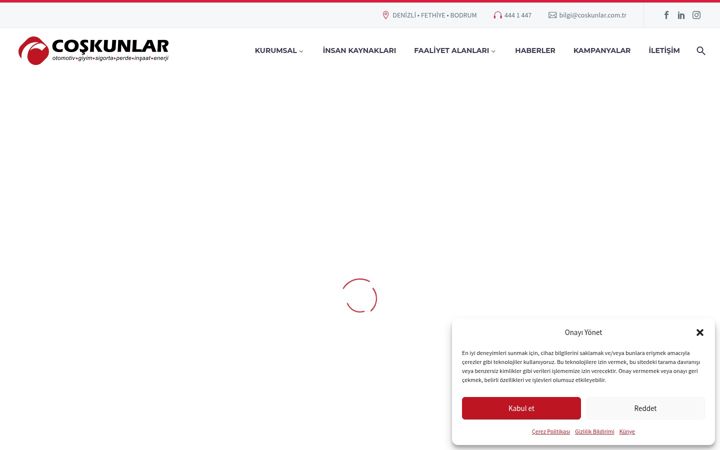 Screenshot von coskunlar.com.tr