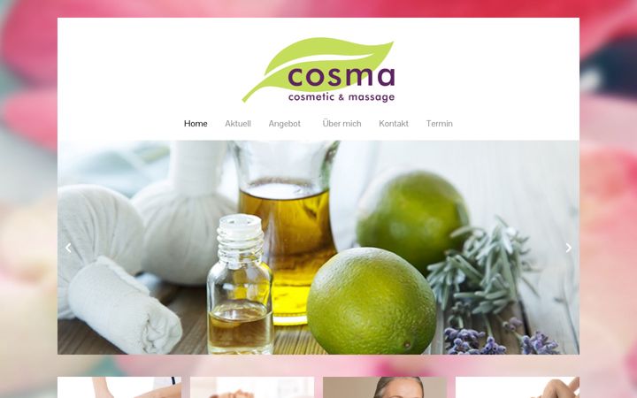 Screenshot of cosma-wiegels.ch
