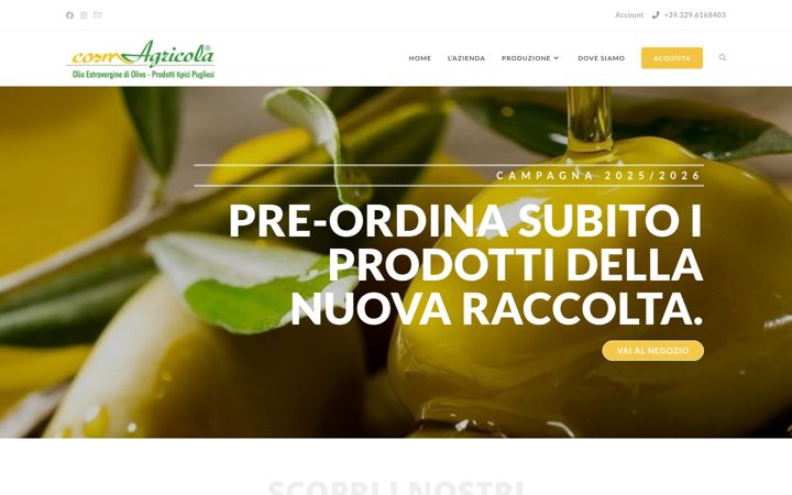 Zrzut ekranu cosmagricola.com