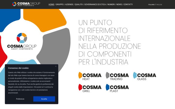 Screenshot of cosmagroup.com