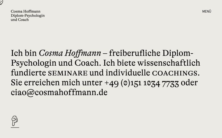 Screenshot of cosmahoffmann.de