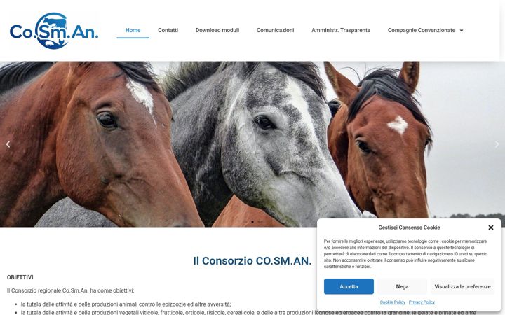 Posnetek zaslona cosmanpiemonte.it