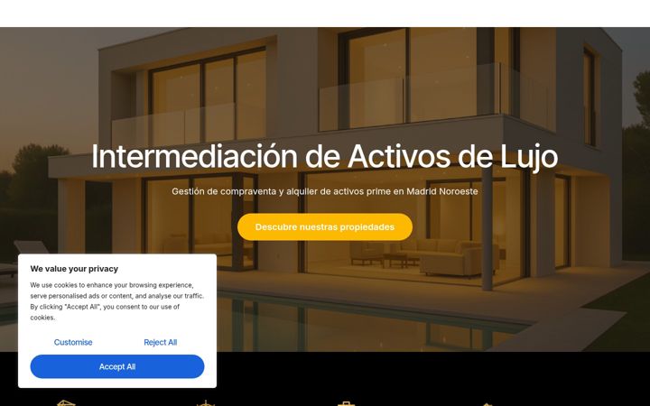 Screenshot of cosmedomus.com