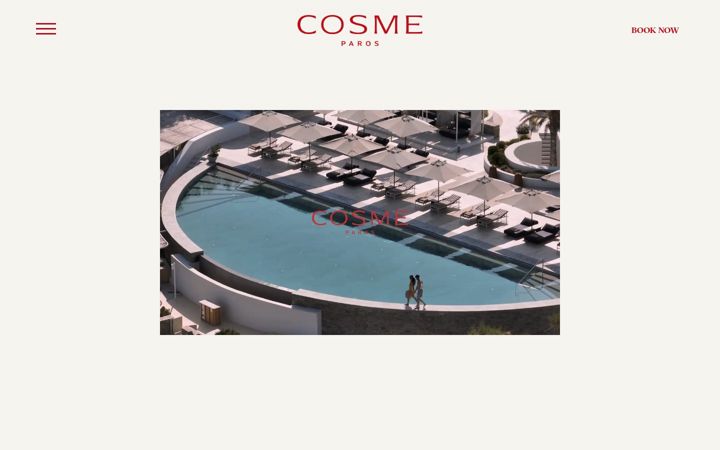 Screenshot of cosmehotelparos.com