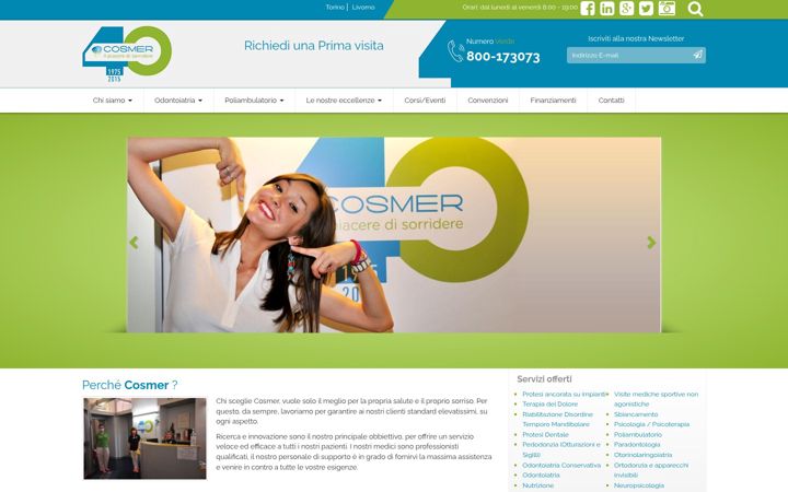 Screenshot of cosmer.eu