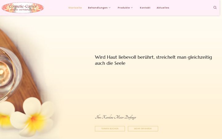Screenshot of cosmetic-corner.de