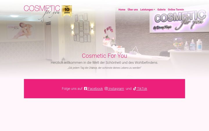 Screenshot of cosmetic-for-you.com