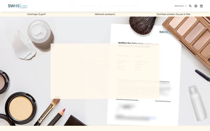 Screenshot van cosmetic-gmp.de