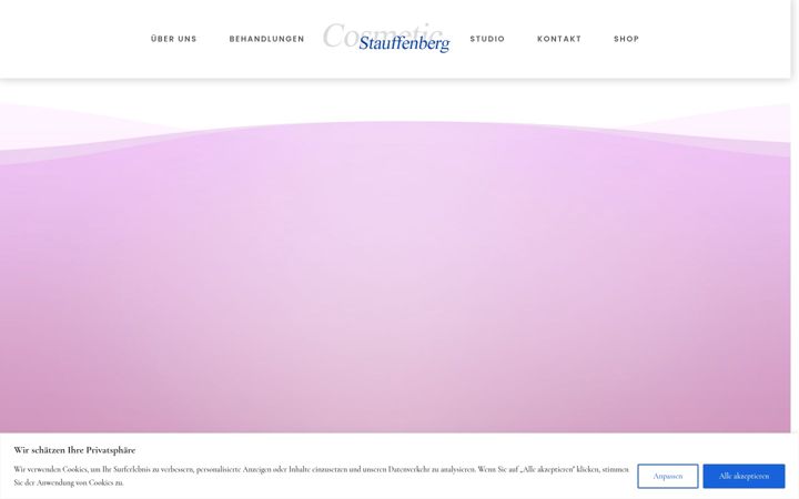 Screenshot of cosmetic-stauffenberg.de