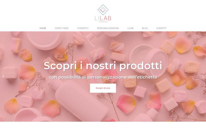 Screenshot of cosmeticalilab.it