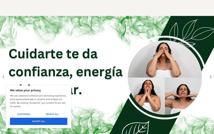 Captură de ecran a cosmeticanatur.es