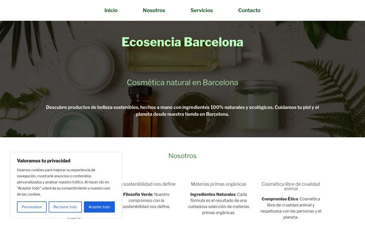 Screenshot of cosmeticas-naturales.es