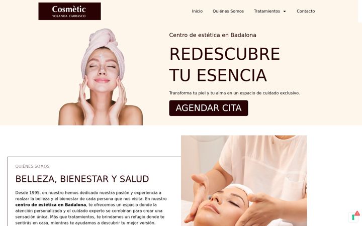 Captură de ecran a cosmeticbdn.es