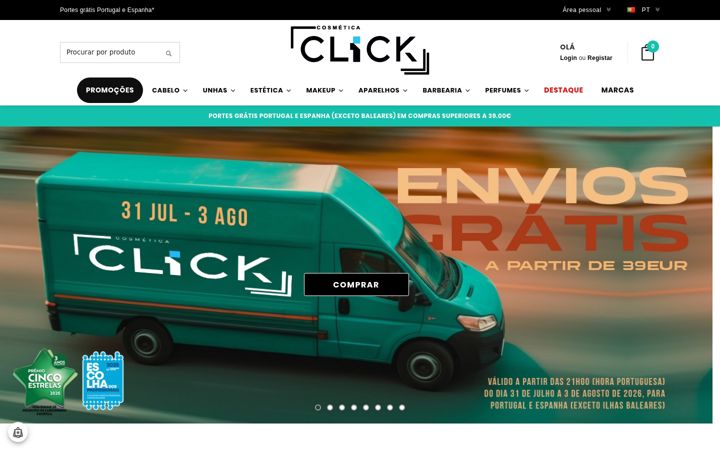 Screenshot of cosmeticclick.com