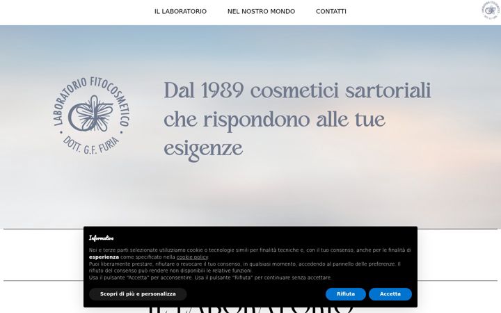 Screenshot of cosmeticifuria.it
