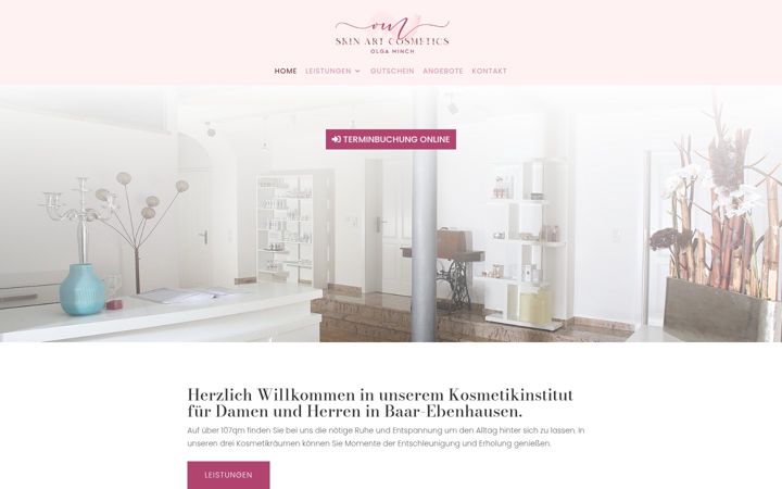 Screenshot of cosmetics-skinart.de