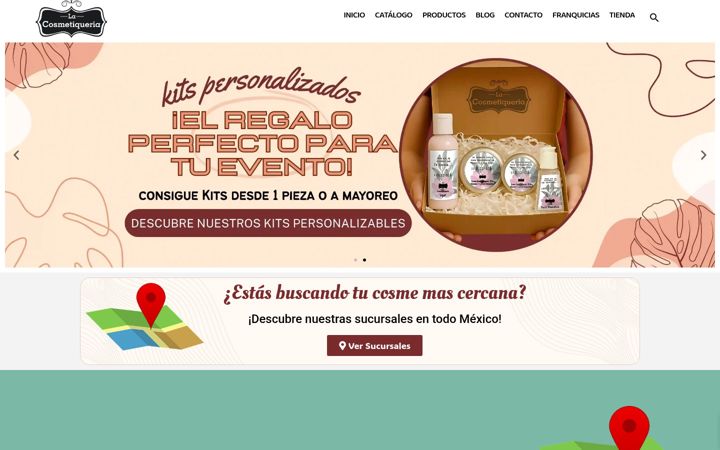 Screenshot of cosmetiqueria.com