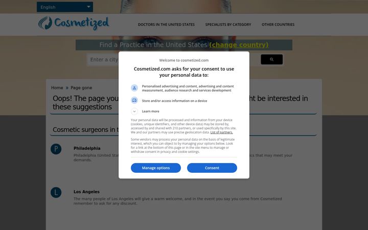 Screenshot of cosmetized.com