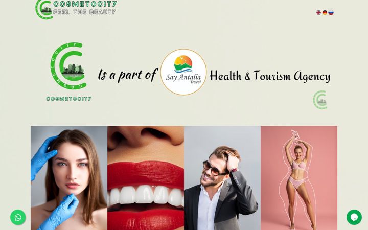 Screenshot of cosmetocity.com