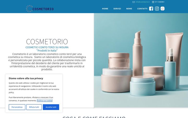 Screenshot του cosmetorio.it