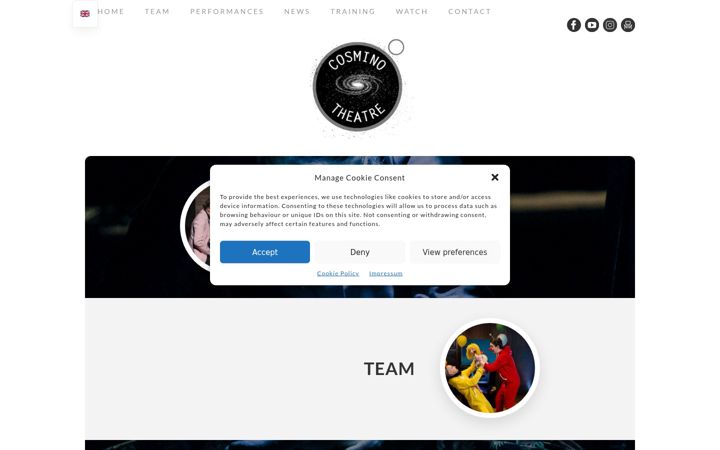 Screenshot of cosmino.org