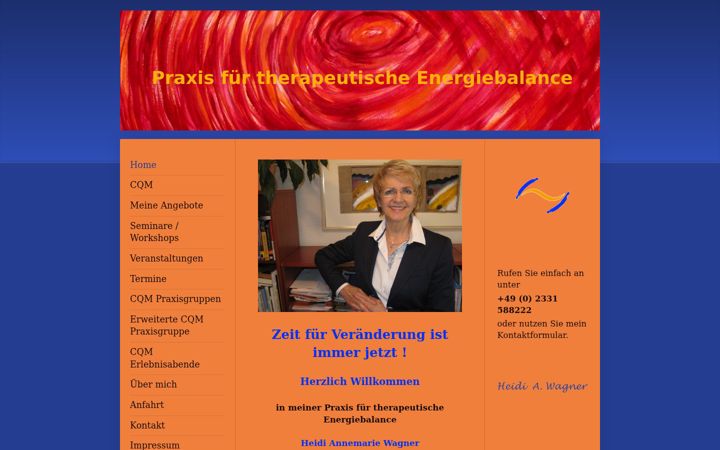 Screenshot of cosmobalance-cqm.de