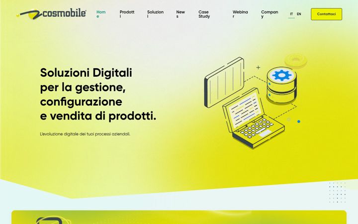 Screenshot di cosmobile.net