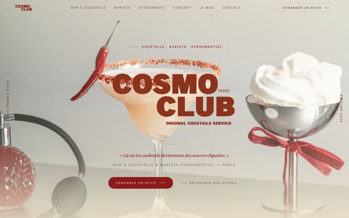 Screenshot of cosmoclub.fr