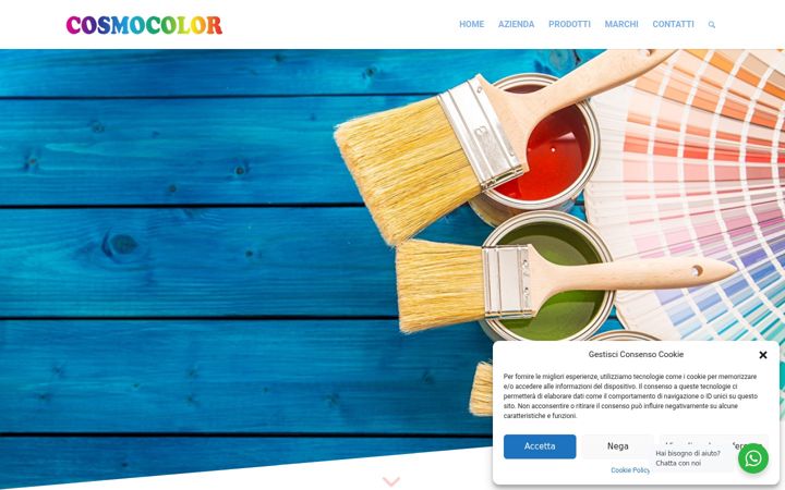 Screenshot του cosmocolor.it